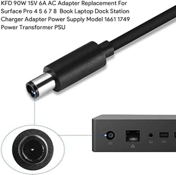 KFD 90W 15V 6A Adaptador de CA Reemplazo para Micorsoft_3