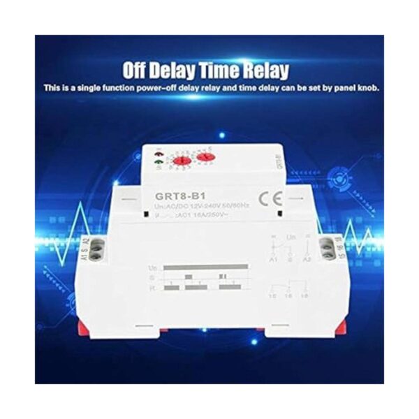 Interruptor de temporizador de retardo GRT8B1 ACDC 12