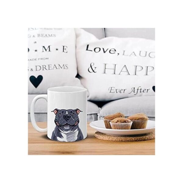 MUGBREW Linda taza de café de cerámica con diseño de perro_5