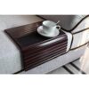 GEHE Bandeja de madera de bambú para sofá mesa de brazo_4