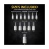 LEXIVON Juego de llaves Torx Bit Sockets acero de