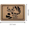 Divertidos tapetes decorativos para puerta de bienvenida