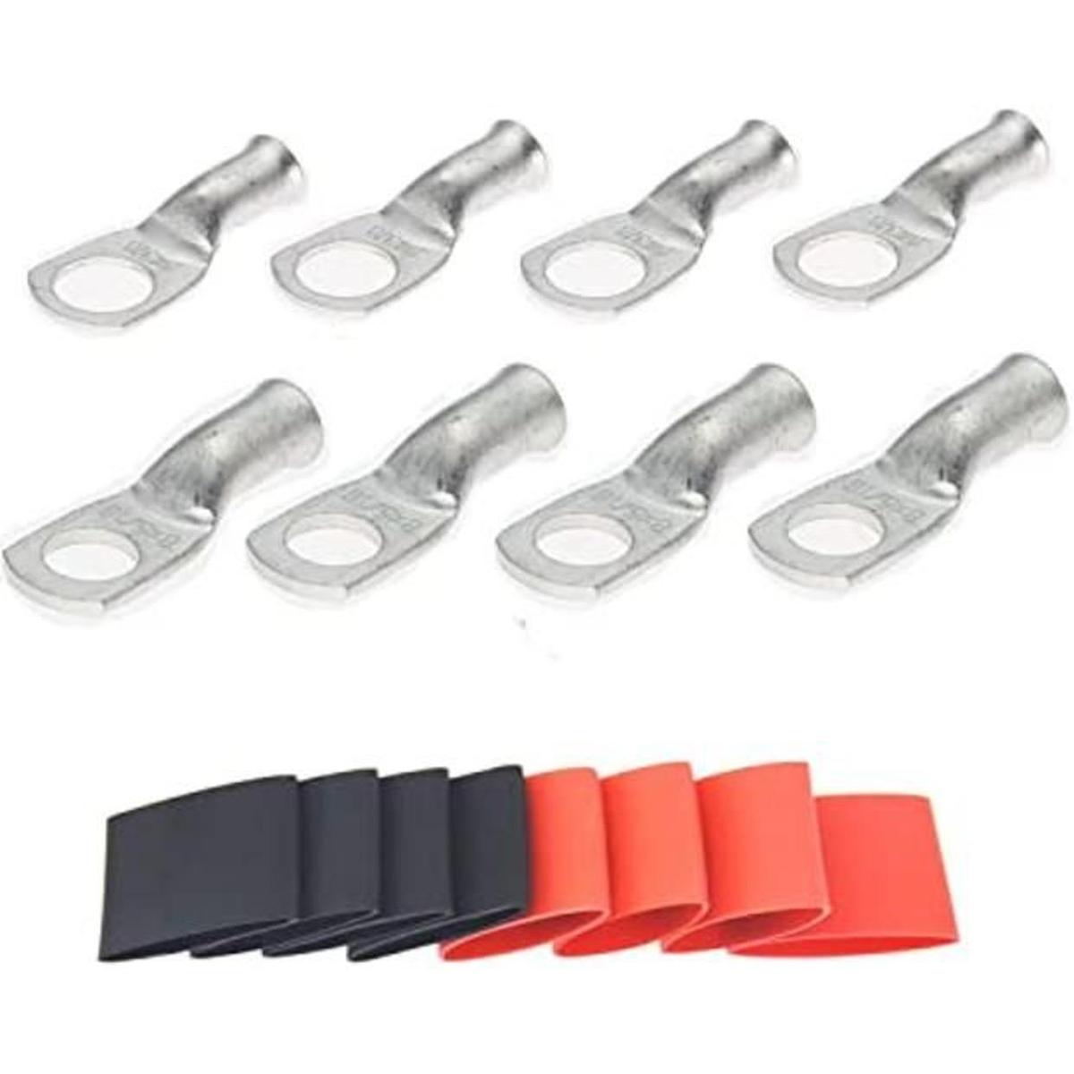 Paquete de 4 tapones para terminales de cobre estañado de