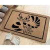 Divertidos tapetes decorativos para puerta de bienvenida