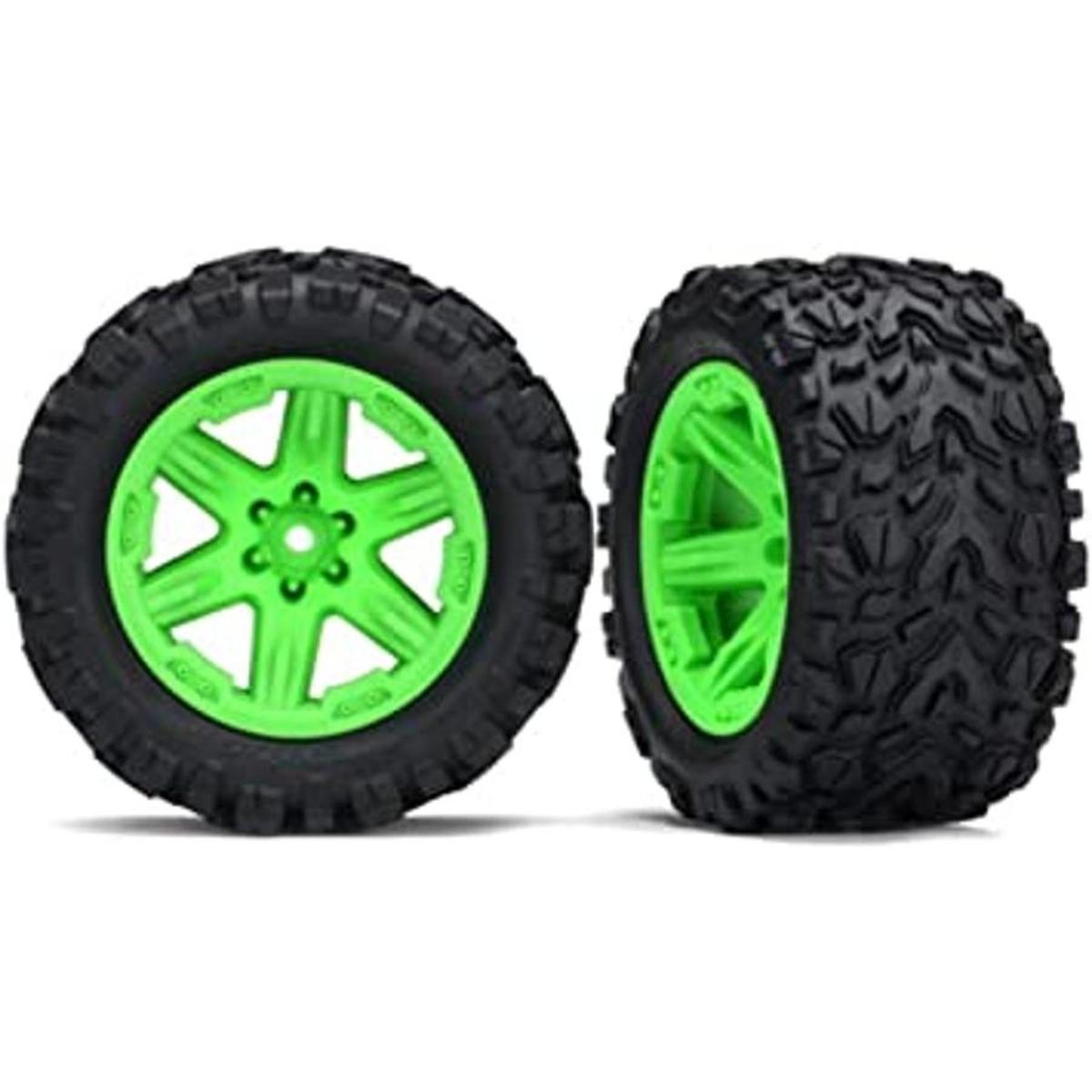 Traxxas 6773G Ruedas RXT verdes de 2.8 pulgadas con