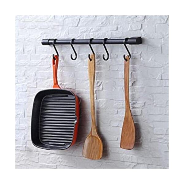 KAIYING Estante para utensilios de cocina con ganchos_1