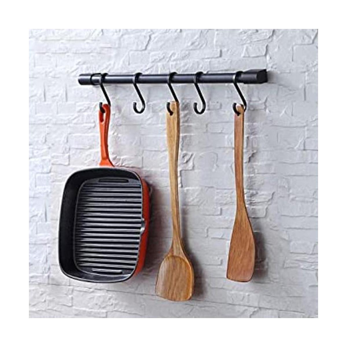 KAIYING Estante para utensilios de cocina con ganchos