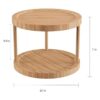 Classic Cuisine Lazy Susan Bandeja giratoria redonda de_2