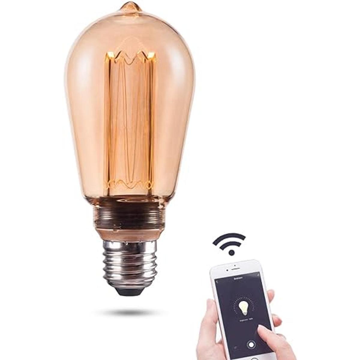 Harwez Bombilla LED Edison decorativa estilo vintage