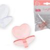 Corolle Juego de 2 chupetes con forma de corazón para_3