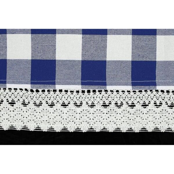 Cenefa azul marino y blanco cenefas de cuadros azul