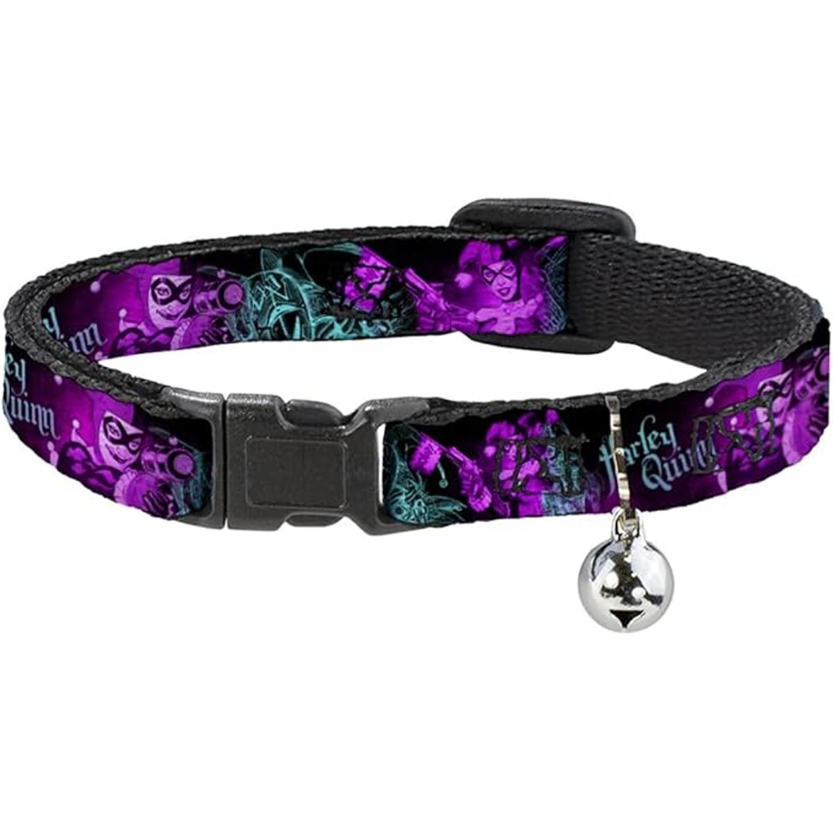 Collar de gato Breakaway Harley Quinn Pow Apuntar Poses