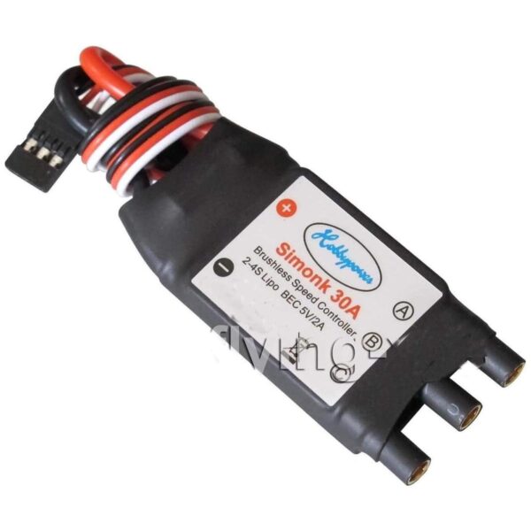 Hobbypower SimonK 30A ESC controlador de velocidad sin_1