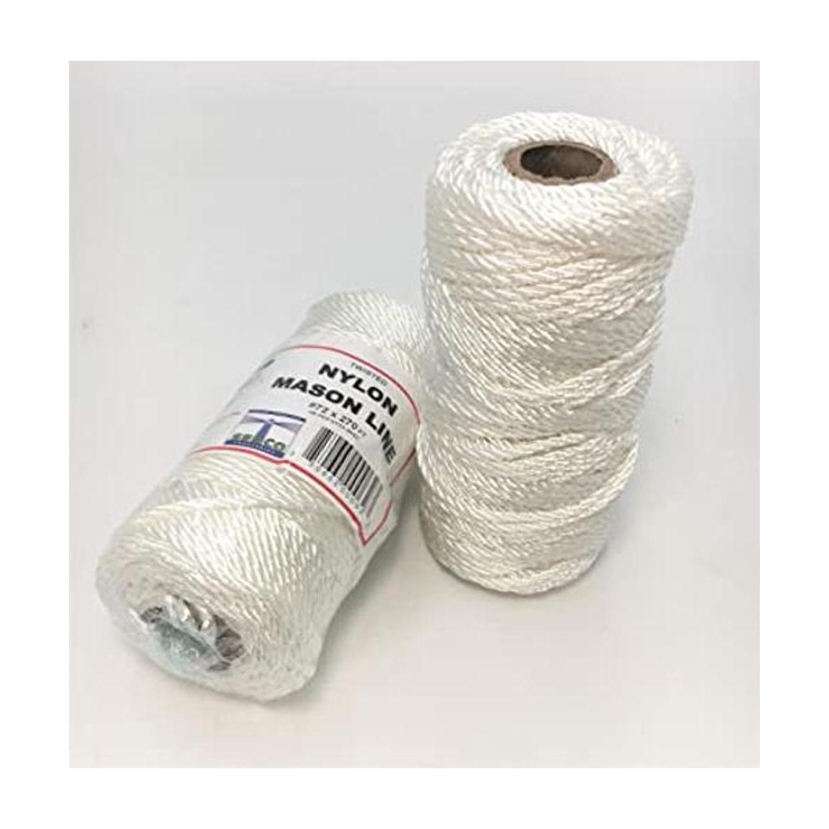 Gran cordel de nailon trenzado blanco 72 fibra de alta
