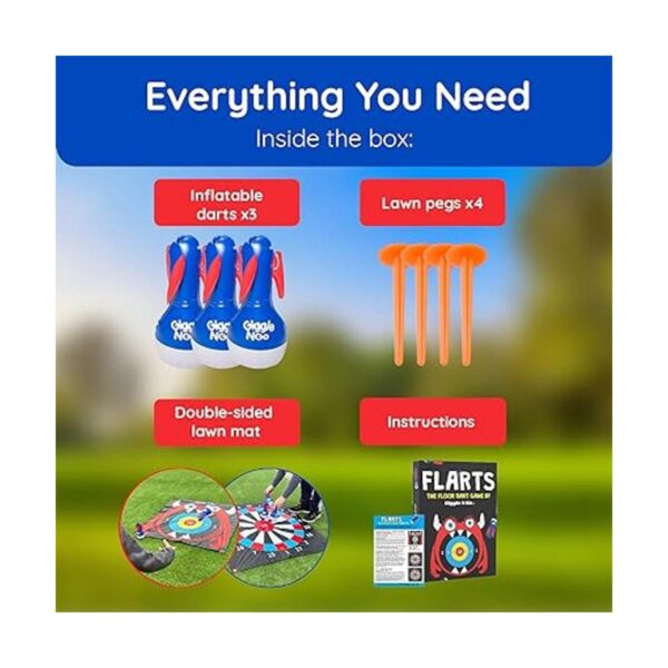 Giggle N Go Flarts Lawn Darts Outdoor Games for Family Our_3