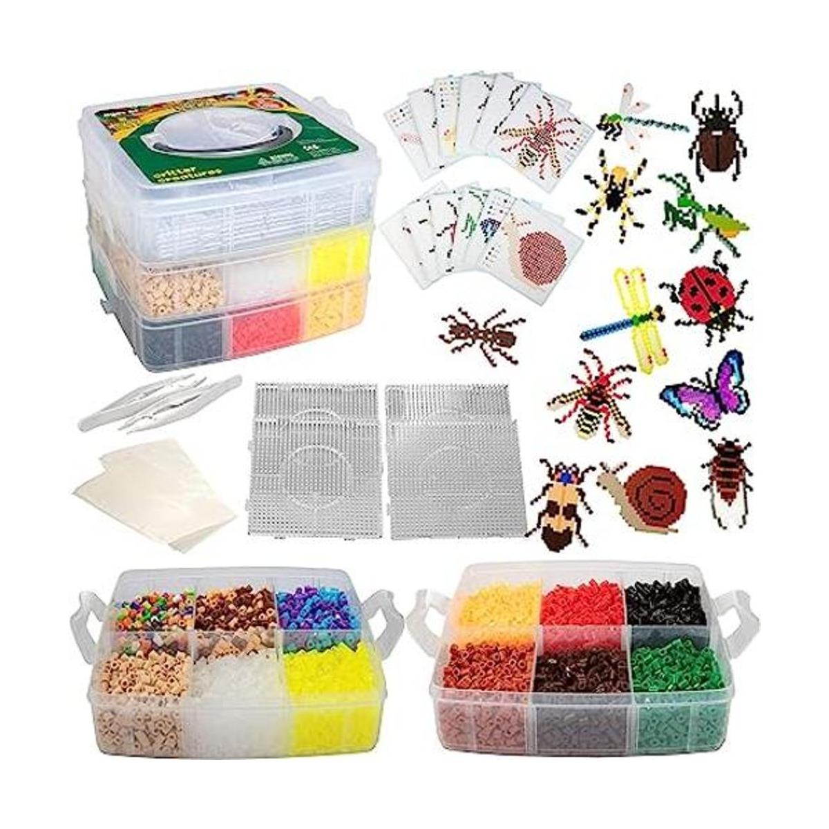 Kit de cuentas de fusibles de 8000 piezas con estuche de