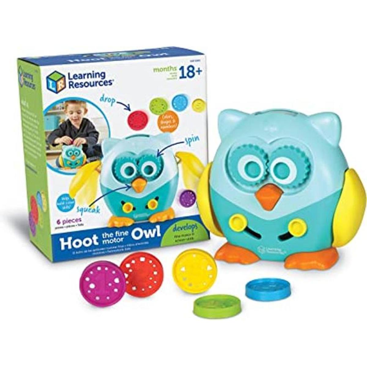 Learning Resources Hoot the Fine Motor Owl 6 piezas a