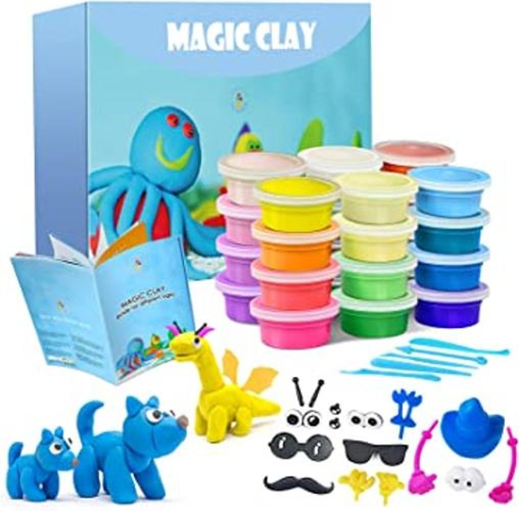Kit de arcilla modeladora 24 colores de arcilla mágica