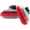 Par de luces de alarma para puerta color rojo con enchufe_3