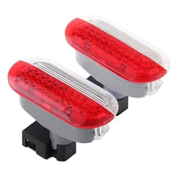 Par de luces de alarma para puerta color rojo con enchufe_4
