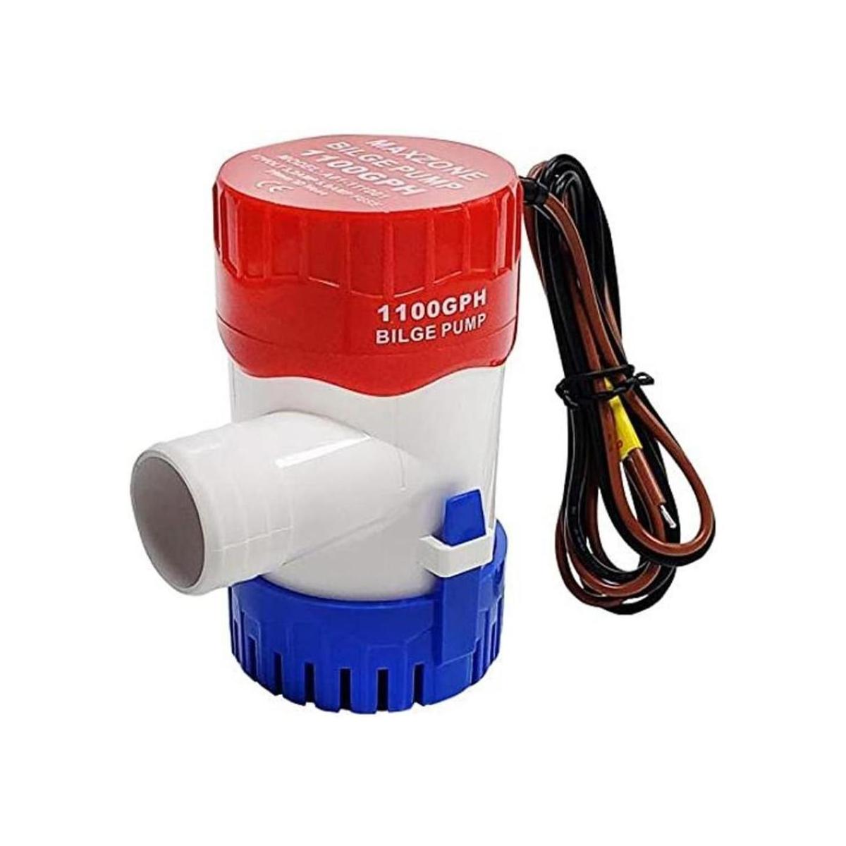 Bomba de agua sumergible para lanchas de 12 V 1100 gph