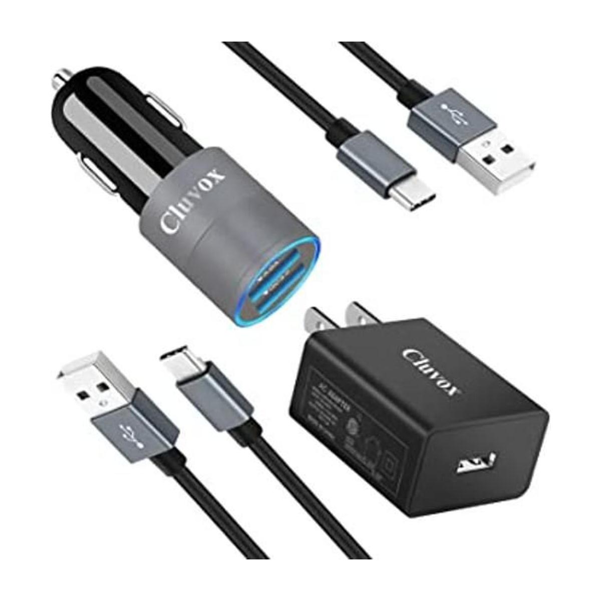 Cluvox Juego de cargador rápido USB compatible con