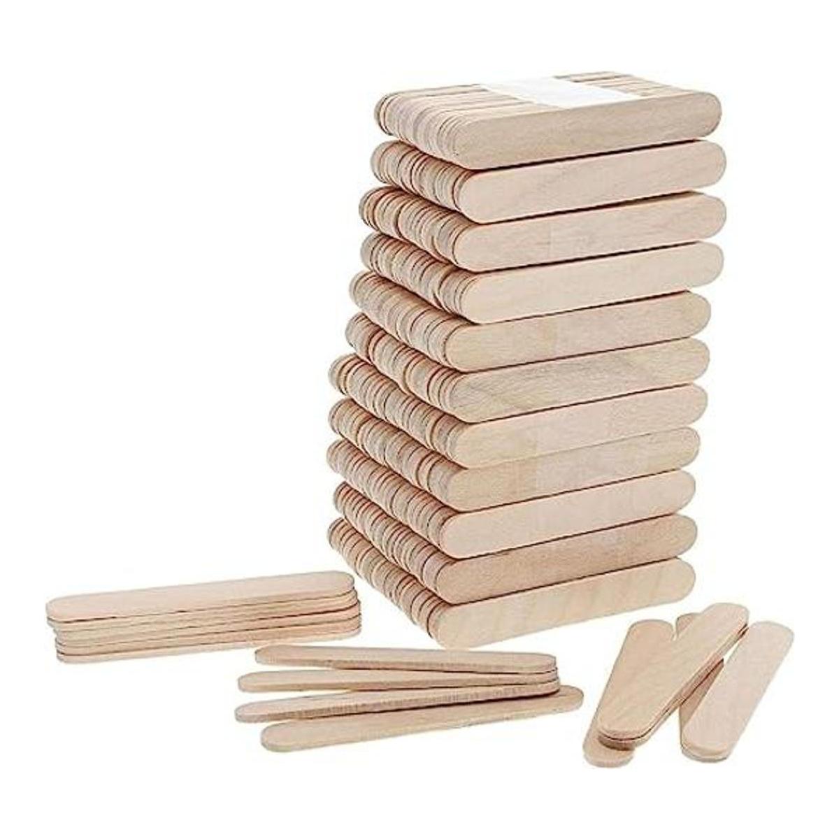Mini palitos de madera para manualidades 0.4 x 2.5