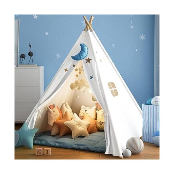 Tienda de campaña de tipi para niñas o niños con funda de_2