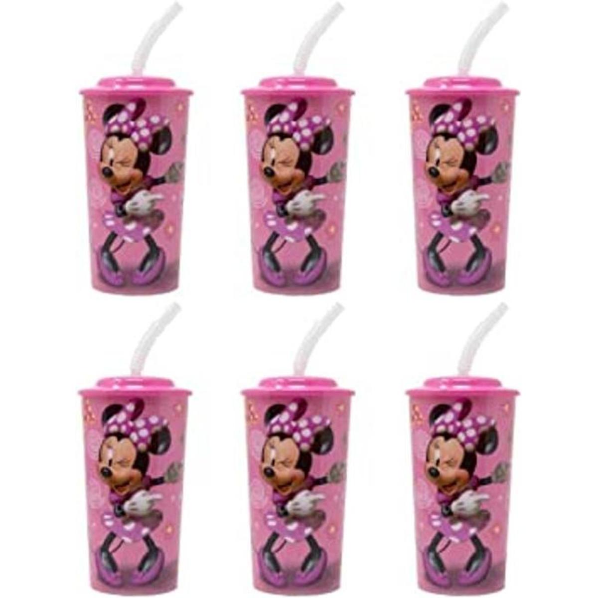 Paquete de 6 vasos deportivos reutilizables de Disney