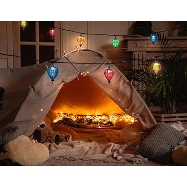 Guirnalda de luces de 11 pies con 10 bombillas de patio_6