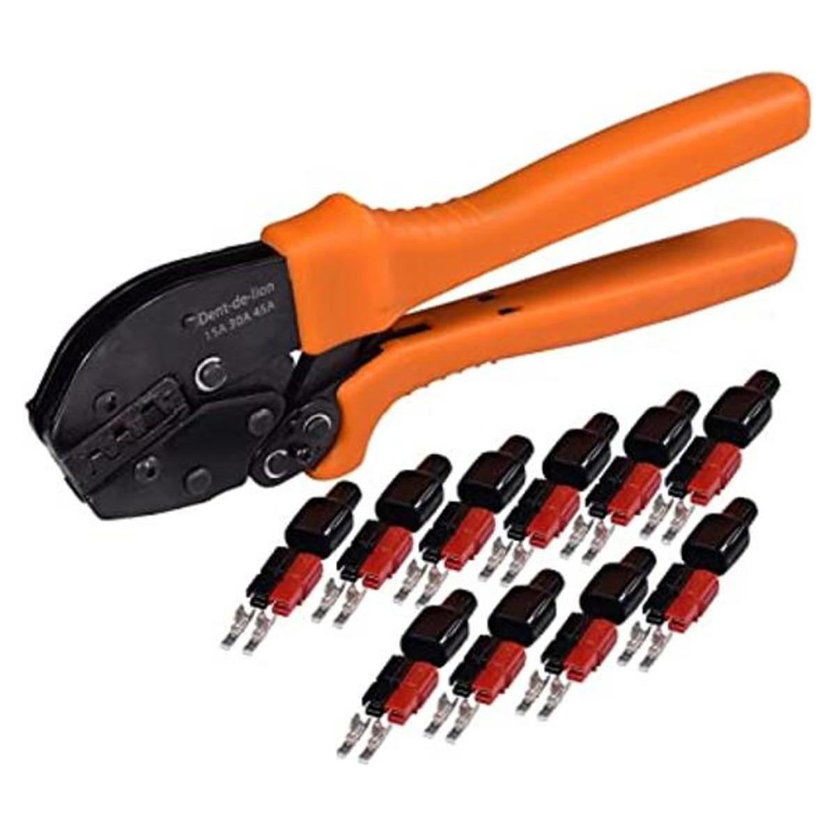 Herramienta manual de crimpado de trinquete para
