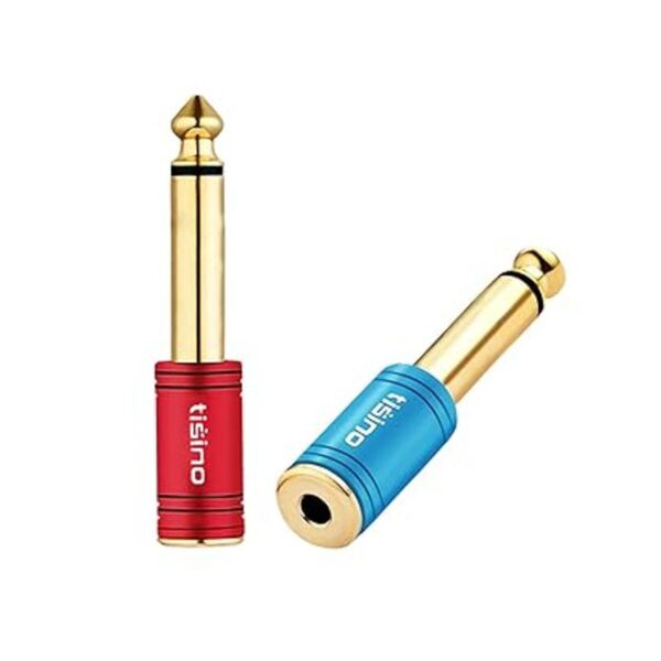 DISINO Adaptador estéreo mono a 0.138 in chapado en oro_2