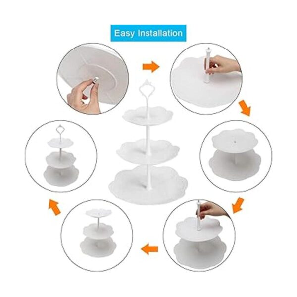 Coitak Soporte para magdalenas de 3 niveles. Soporte_4