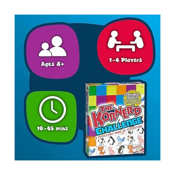 The Kornerd Challenge Juego de mesa Azulejo Puzzle Juego