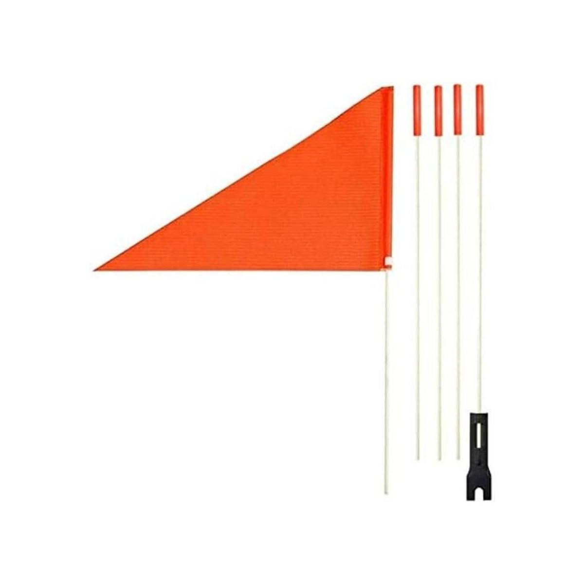 Uelfbaby Bandera de seguridad para bicicleta con poste de