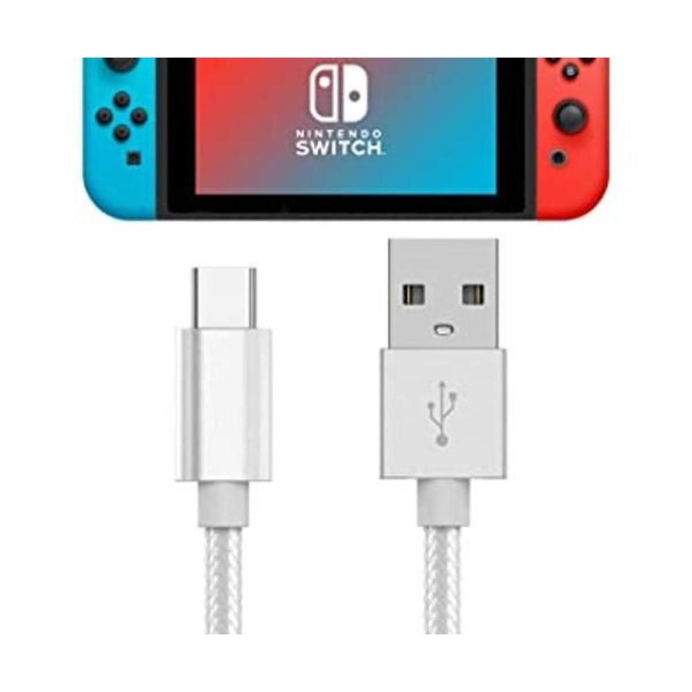 TALK WORKS Nintendo Switch Charger USB C Braided Nylon