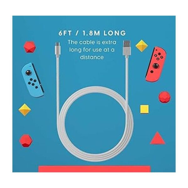 TALK WORKS Nintendo Switch Charger USB C Braided Nylon_2