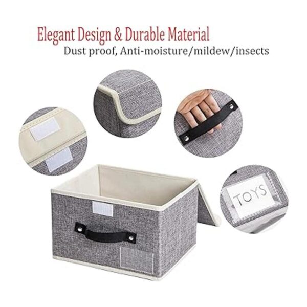 Janes Home Cajas de almacenamiento pequeñas con tapas_5