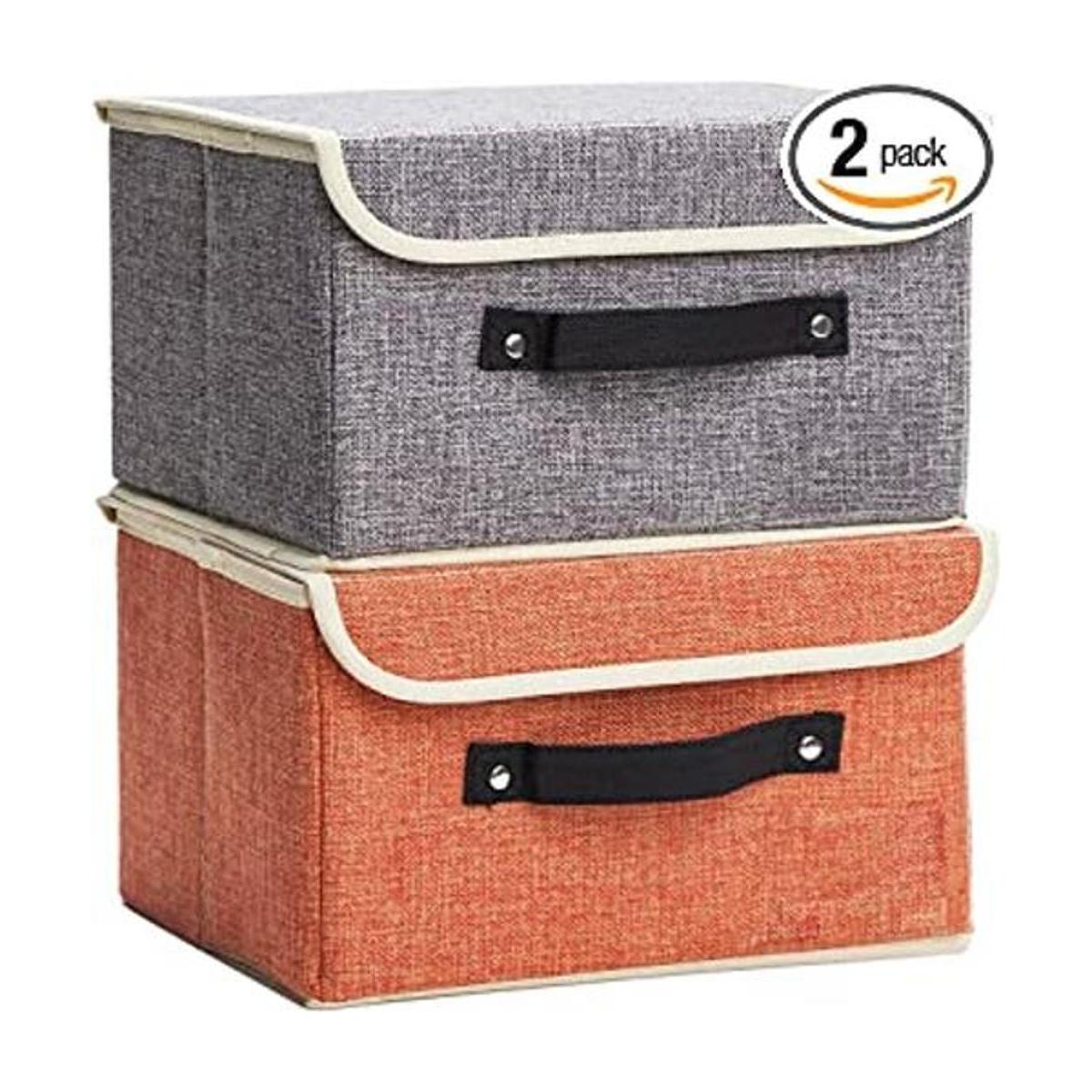 Janes Home Cajas de almacenamiento pequeñas con tapas