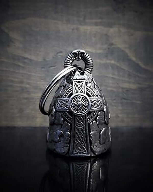 Celtic Cross Accesorio de campana de motociclista o_2