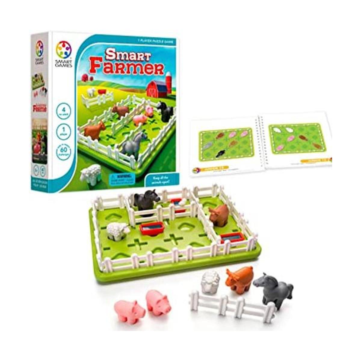 SmartGames Juego de mesa inteligente para granjeros un