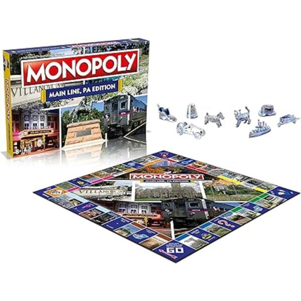 Monopoly The Main Line Edition juego de mesa familiar_3