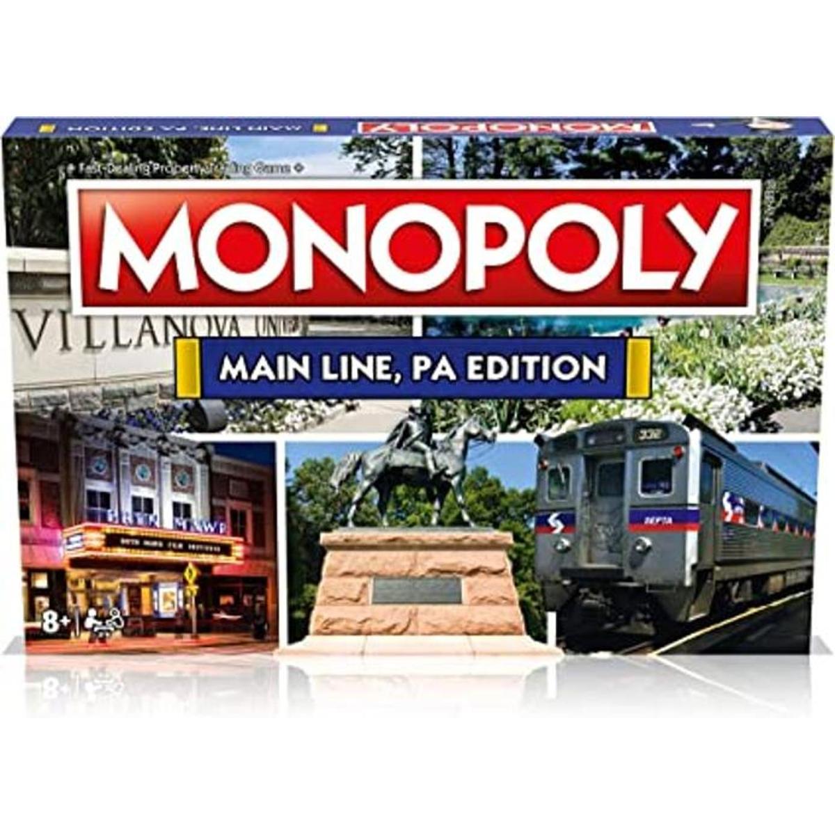 Monopoly The Main Line Edition juego de mesa familiar