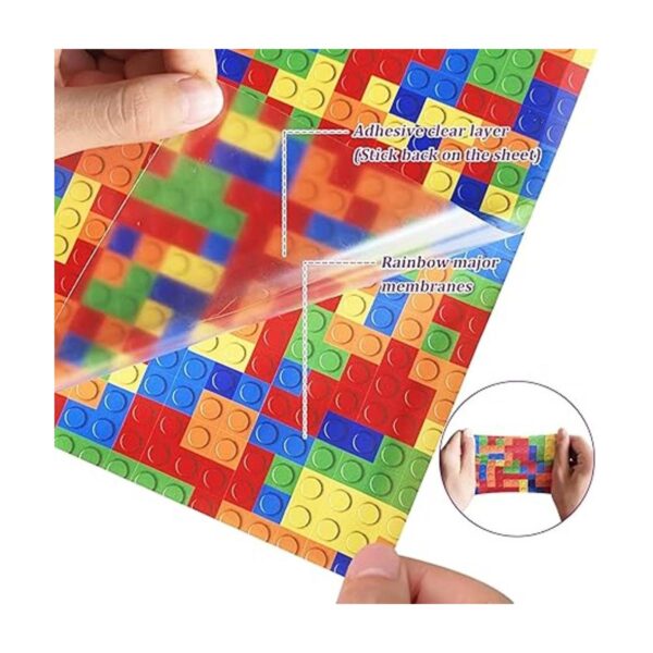 Bloque de construcción HTV para niños diseño de vinilo de