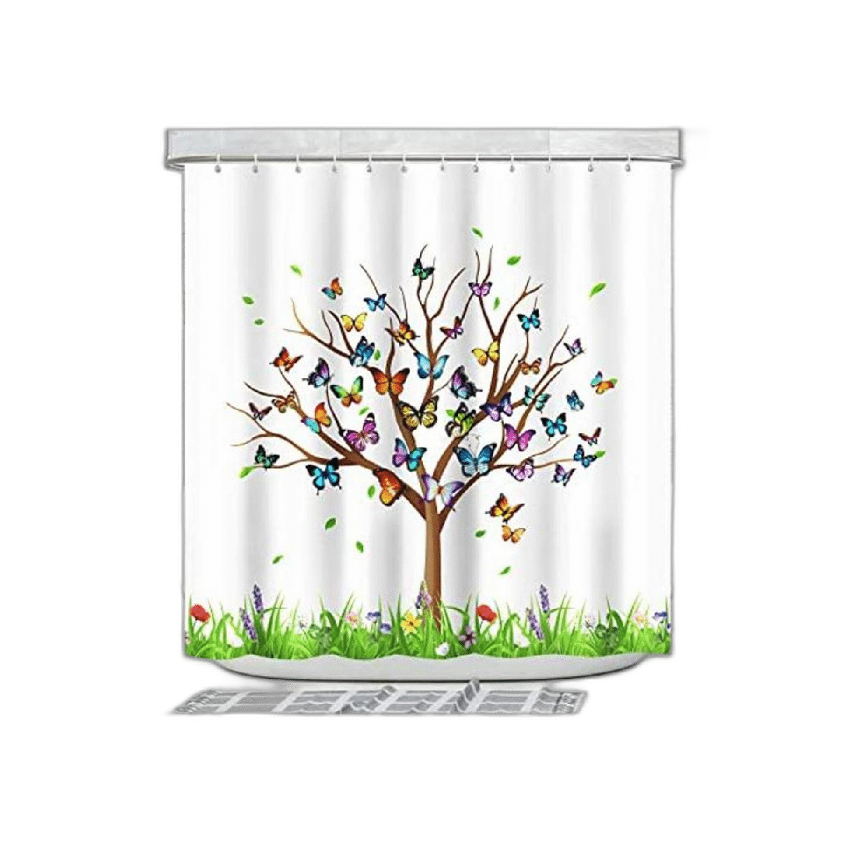 Cortina de ducha cortina de ducha blanca para baño