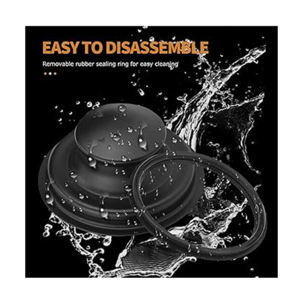 Garbage Disposal Flange 304 Stainless Steel Matte Black_3