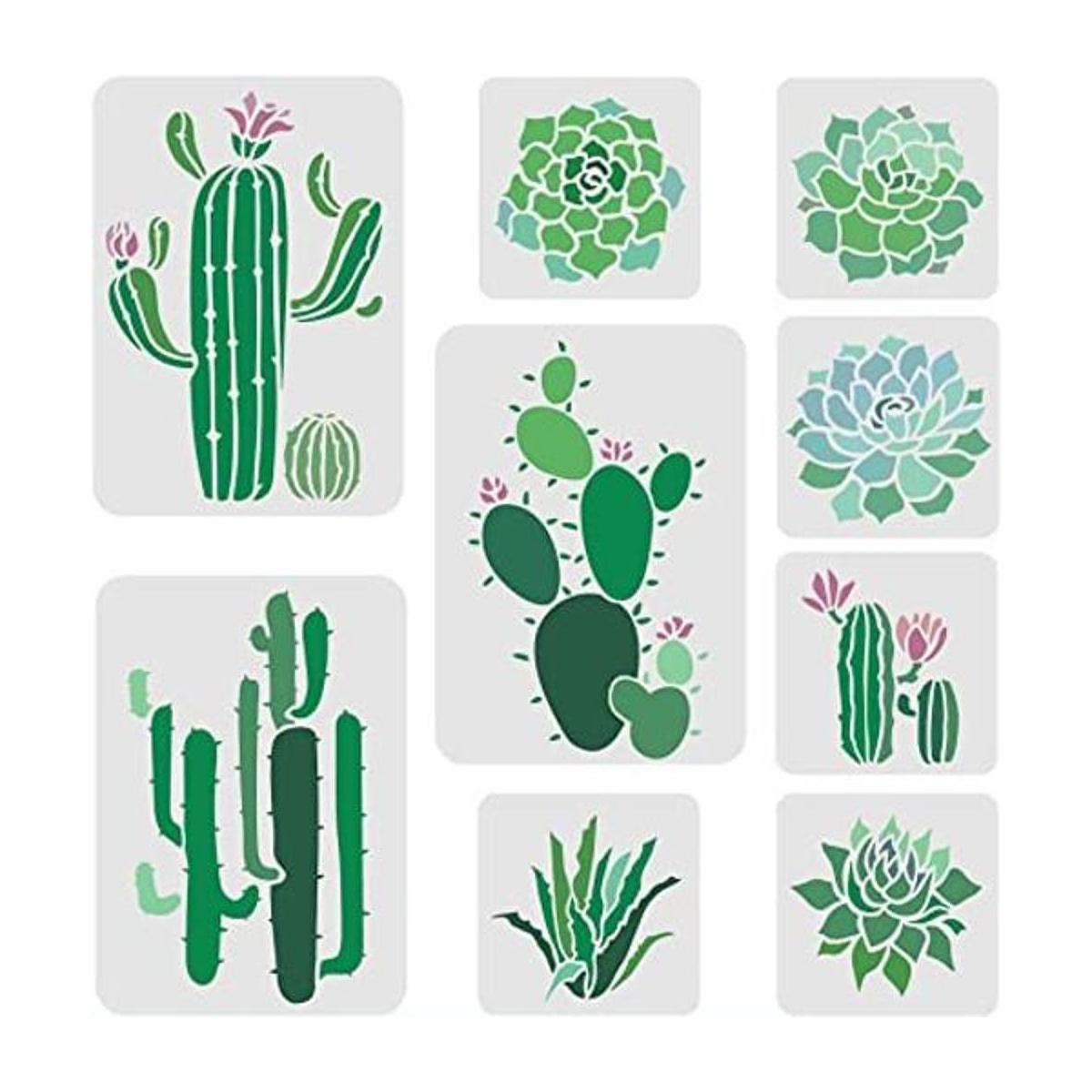 FINGERINSPIRE 9 plantillas de plantas suculentas 2