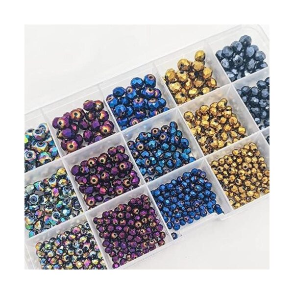 JEBBO 1000 cuentas de cristal Briolette a granel de 0.157_5