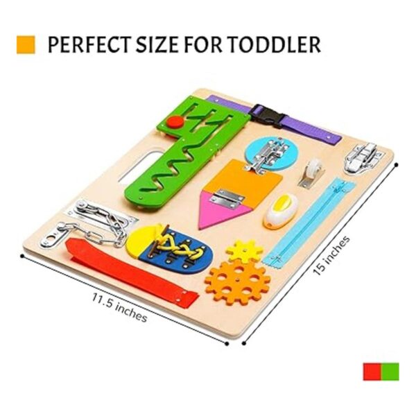 Montessori Tablero ocupado para niños pequeños juguetes_5
