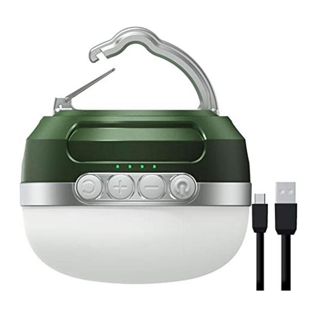 Linterna LED de campamento recargable con cambio de color